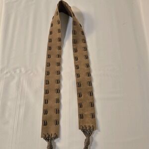 LEVIs Genuine Leather Belt 38" x 2" Tassles 19.5"